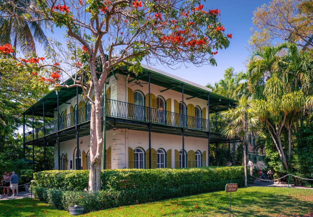 The Hemingway House, in Key West, Florida.